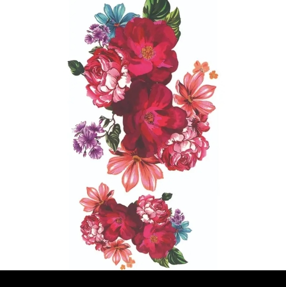 7 Pzs Temporary Tattoos Floral Pattern. Lasting 3-6 days - Picture 11 of 15